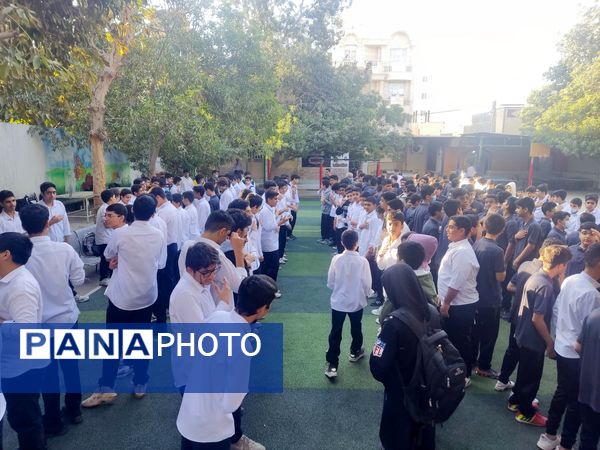 سخنرانی معنوی و مداحی ویژه فاطمیه در مدرسه جاوید