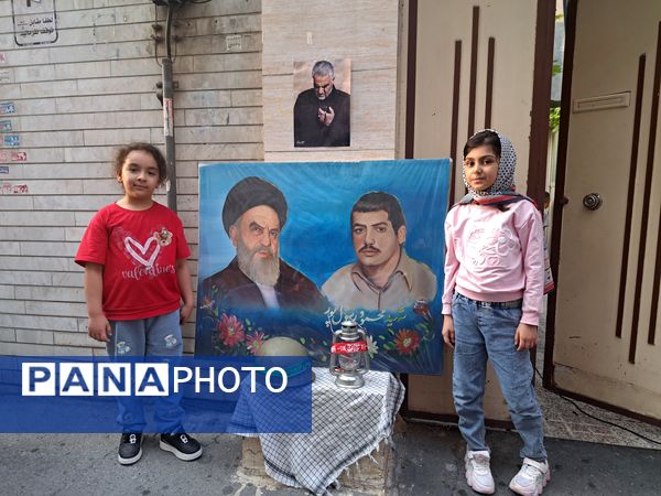 طرح تکریم خانواده شهدا با عنوان آبروی محله