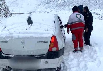 امدادرسانی به حدود ۸۰۰۰ نفر گرفتار در برف و کولاک طی سه روز اخیر در کشور