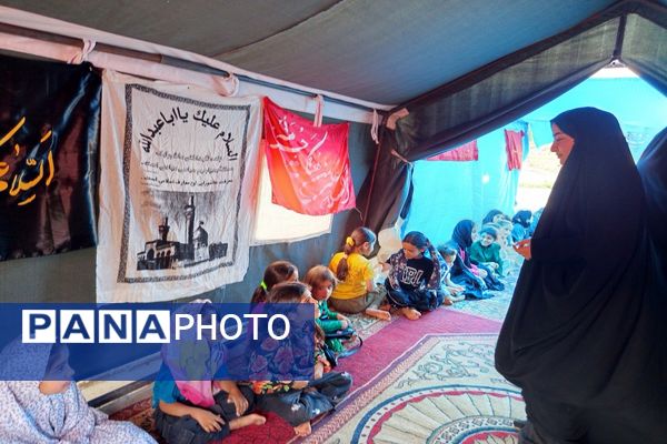 برپایی حسینیه ویژه کودکان در دیشموک به همت هیأت صمصام‌المنتقم