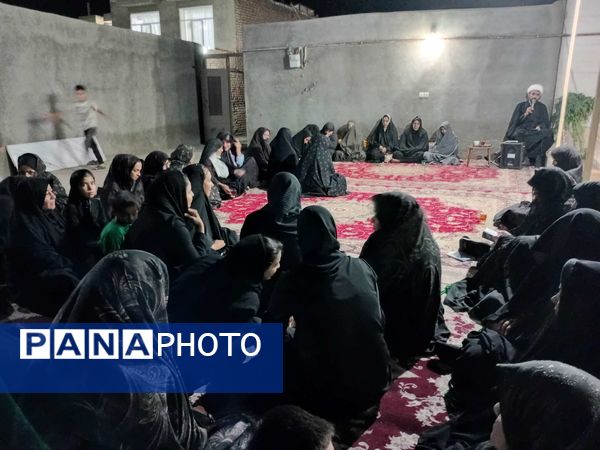 عزاداری بانوان روستای نقاب در ایام محرم