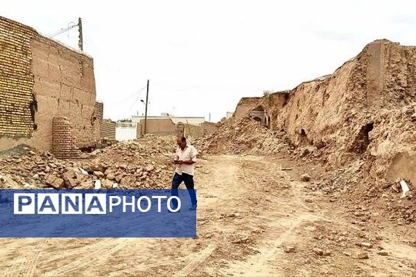 مغان روستایی  زلزله زده و غریب  بدون خبرنگار در کاشمر