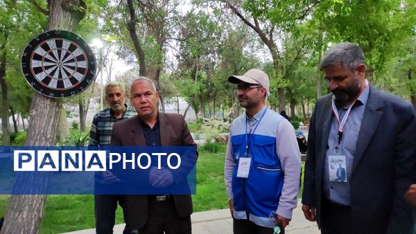 مسابقات استعدادیابی دارت ویژه بانوان در پارک صیاد شیرازی شیروان