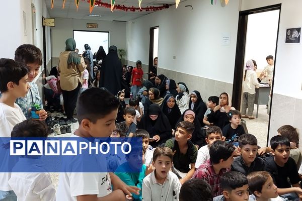 جشن عید غدیر وتقدیر از دانش آموزان توسط کانون فرهنگی هنری شهید مطهری شهر آشخانه
