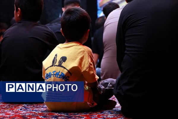 خروش نوجوانان کاشمری در عزای شب هفتم