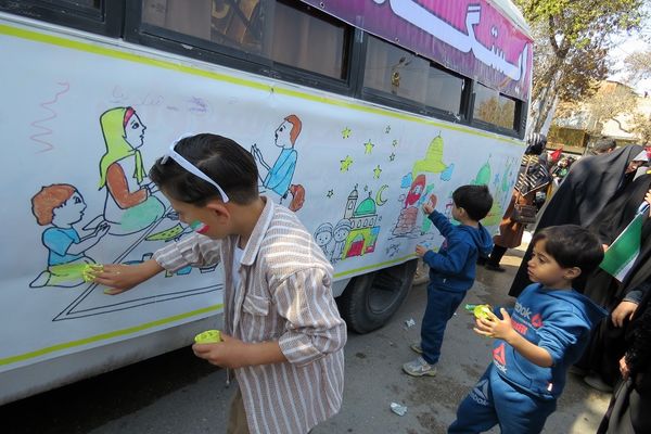 راهپیمایی روز قدس در شهرستان بجنورد 