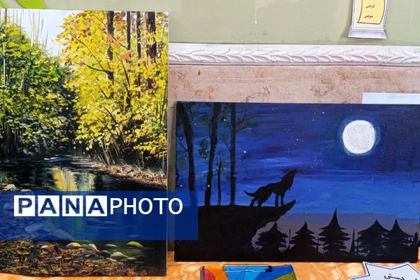 تجلی هنر و خلاقیت دانش‌آموزی در دبیرستات حضرت رقیه ورامین