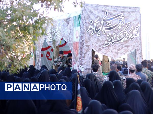 تشییع شهدای گمنام در جاجرم