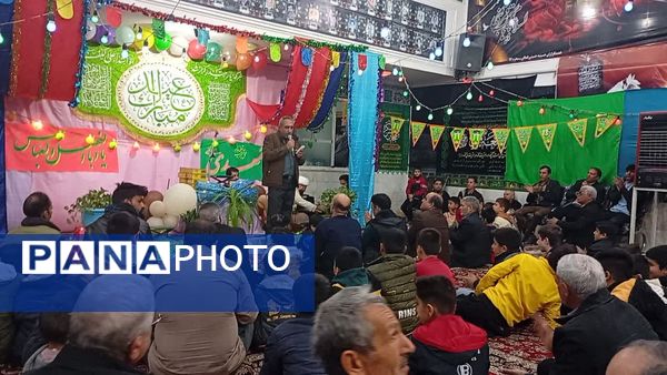 تکیه حسینی غرق در شادی علوی