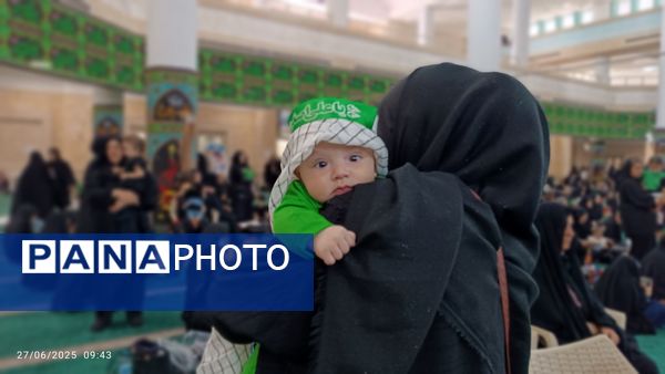 زمزمه‌های «یا علی‌اصغر(ع)» در مصلی زنجان طنین‌انداز شد