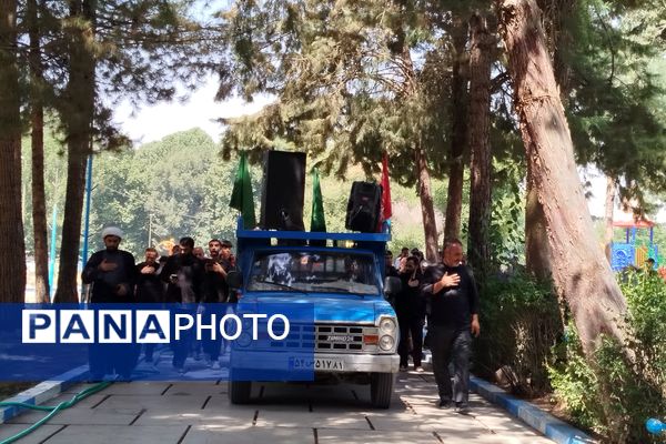 شکوه عزاداران رضوی در لردگان