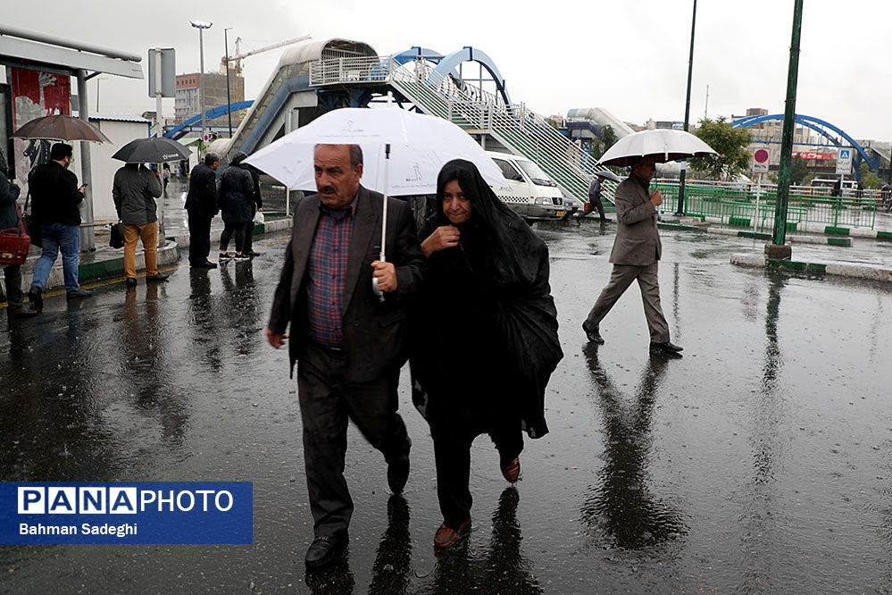 آغاز بارش باران در تهران از فردا