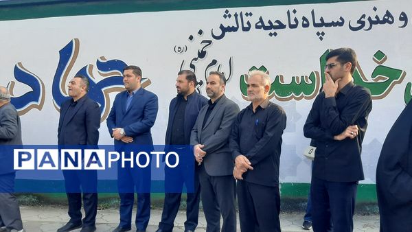 اجتماع فاطمیون و تشییع پیکر 2 شهید گمنام در تالش