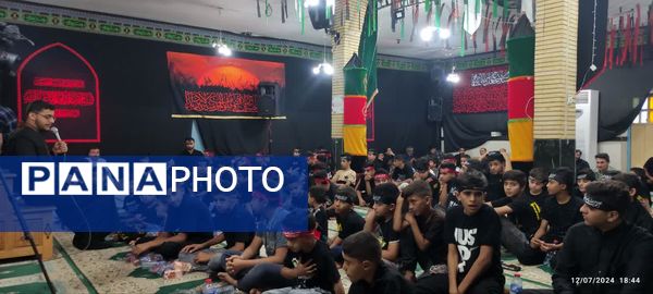 مراسم سوگواری «احلی من العسل» در شهرستان آبادان