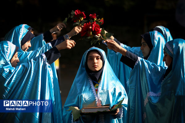 صبحگاه یازدهمین اردوی ملی اعضا و مربیان تشکیلات پیشتازان دختر کشور