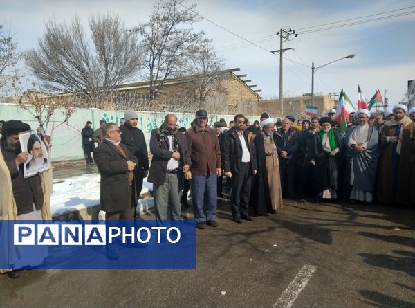حماسه‌آفرینی دیگر از مردم منطقه رضویه در راهپیمایی 22بهمن