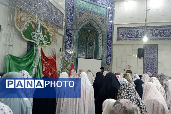 حضور دانش‌آموزان ناحیه 2 شهرری در مراسم اعتکاف دانش‌آموزی 