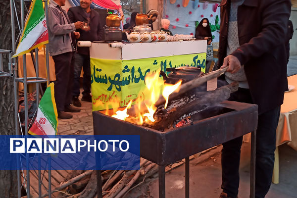 برپایی موکب به‌مناسبت جشن‌های حضور تا ظهور در آباده