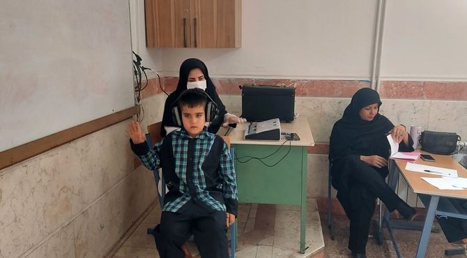 میزخدمت پزشکی رایگان در مدارس کم برخوردار محمدشهر و ماهدشت کرج برگزار شد