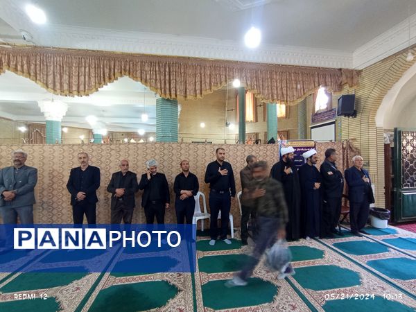 مراسم گرامیداشت شهید جمهور و شهدای سانحه بالگرد در شهرستان باخرز 