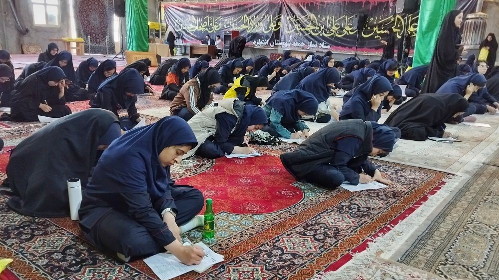 برگزاری لیگ جت دختران در مصلی بقیة اللّٰه شهرستان اشتهارد 