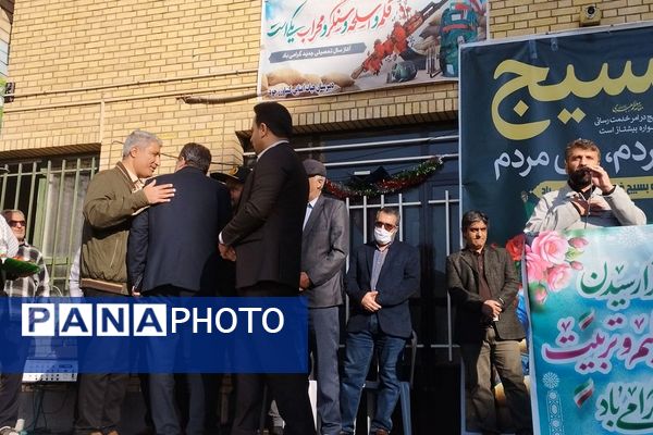 نواخته شدن زنگ آغاز هفته بسیج در ناحیه دو شهرری 