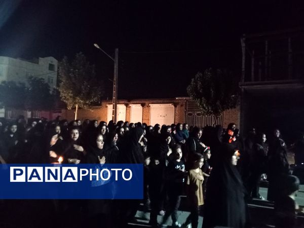 مراسم شام غریبان در شهر تیتکانلو
