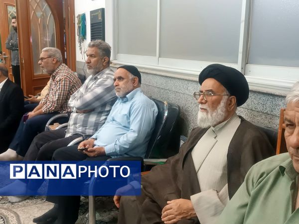 مراسم نخستین سالگرد شهادت شهدای خدمت در مسجد الهادی نیشابور 
