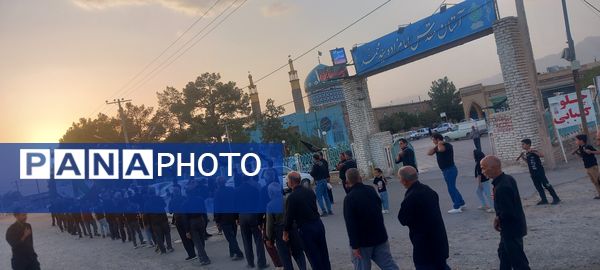 برگزاری مراسم تشییع نمادین پیکر امام رضا(ع)در امامزاده سید محمد(ع) کاشمر