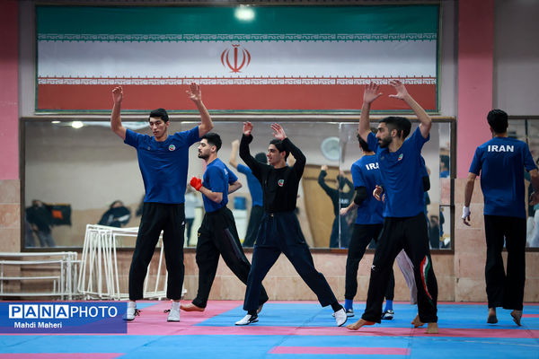 تمرین تیم ملی تکواندو مردان