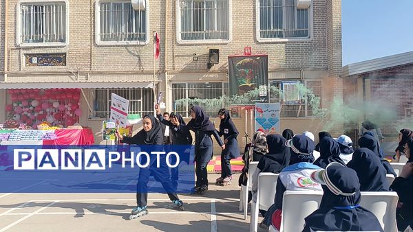 افتتاحیه طرح آهن یاری در دبیرستان کوثر فرهنگیان