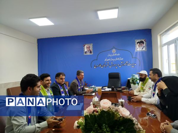 بازدید ارزیاب کشوری سازمان دانش‌آموزی در مدارس تمام پیشتاز شهرستان فاروج