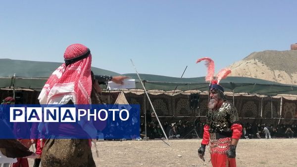 مراسم تعزیه خوانی در روز اربعین حسینی در شهر بار