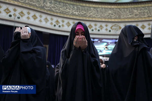 حضور وزیر آموزش و پرورش در جمع دانش‌آموزان معتکف