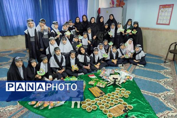 پیوند دل‌های دانش‌آموزان شهرقدس در سوگ حضرت زهرا(س)