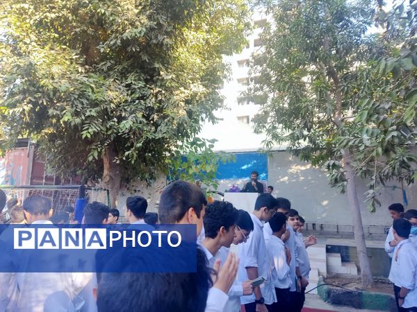 سخنرانی معنوی و مداحی ویژه فاطمیه در مدرسه جاوید