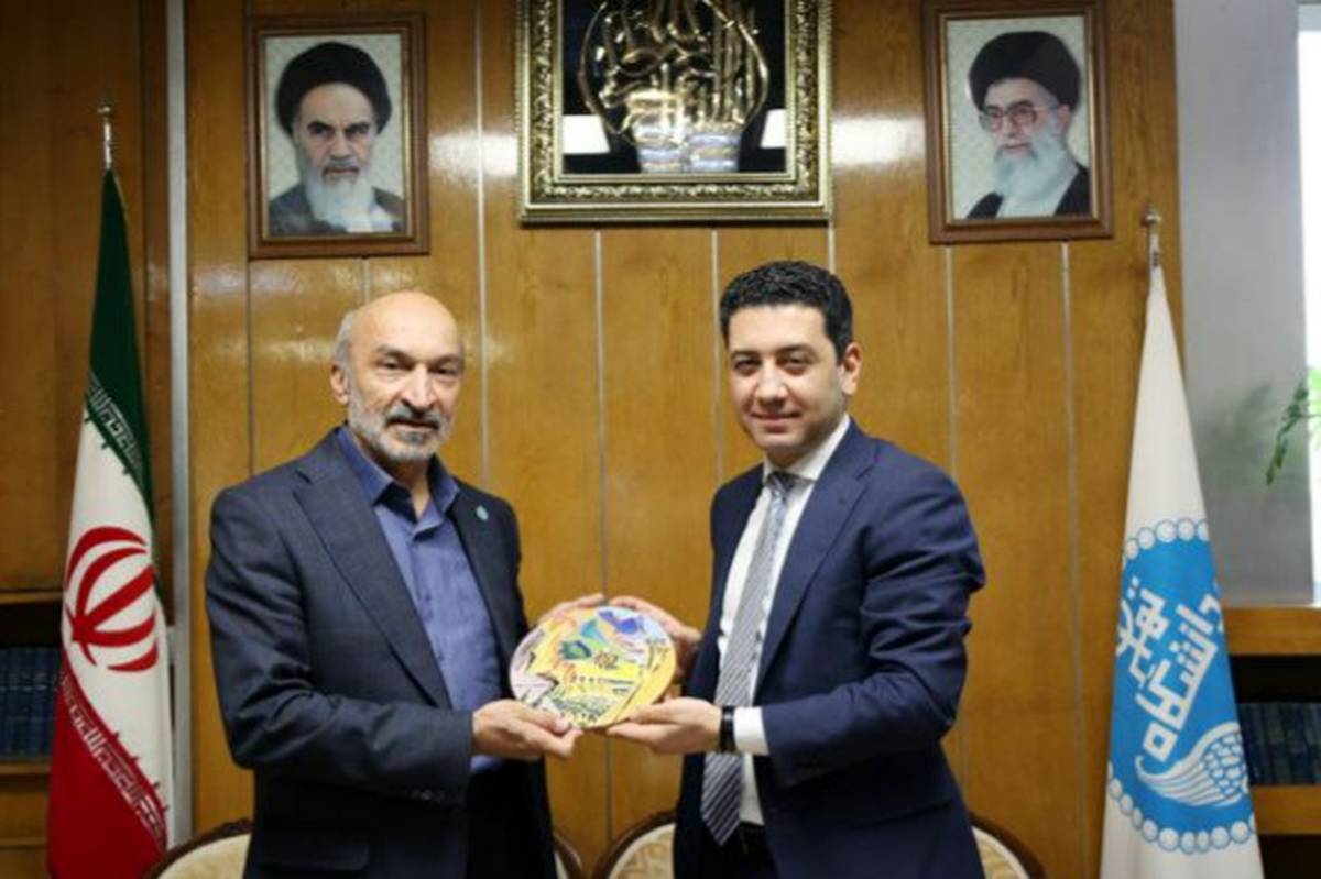 سفیر ارمنستان در ایران با سرپرست دانشگاه تهران دیدار کرد