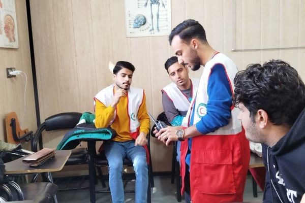 جوانان هلال احمر کاشمر برای حوادث آماده می شوند