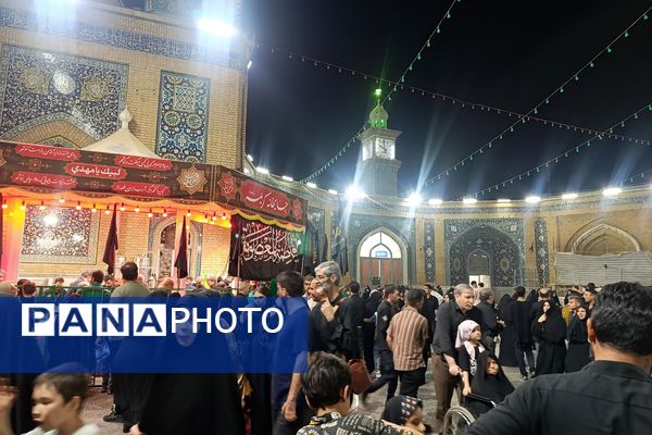 حرم حضرت معصومه، در ماتم غم هشتمین اختر تابناک امامت