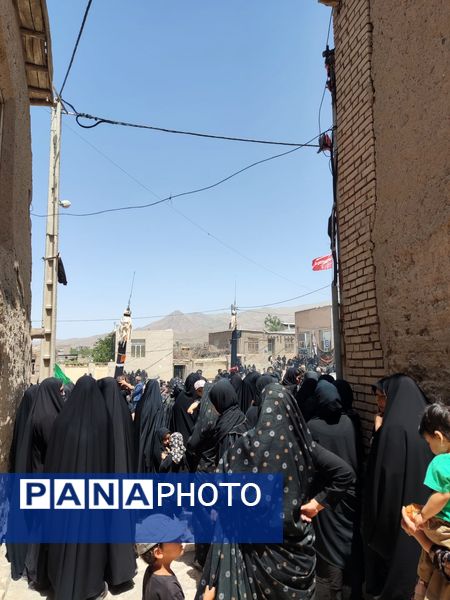 مراسم سوگواری اباعبدالله الحسین در روستای حصار