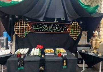 ارادت فاطمی در دل دانش‌آموزان؛ برگزاری مراسم عزاداری در دبیرستان شهید همت