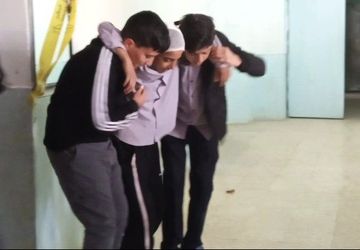 مدرسه شهید مطهری میزبان مانور بزرگ زلزله شد