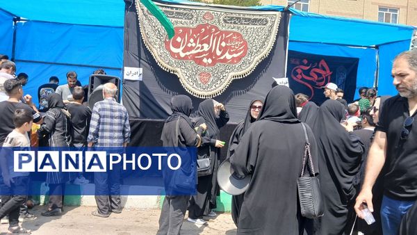پیاده‌روی جاماندگان اربعین حسینی در شهرستان نظرآباد 