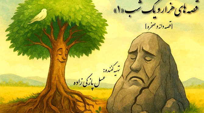 قصه های هزار و یک شب؛ قصهٔ «دانه و صخره»