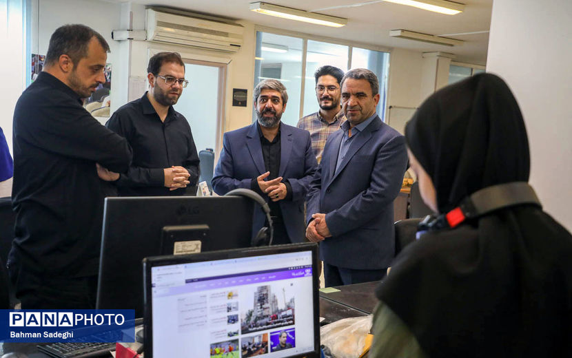 بازدید احمد محمودزاده معاون وزیر آموزش و پرورش از خبرگزاری پانا