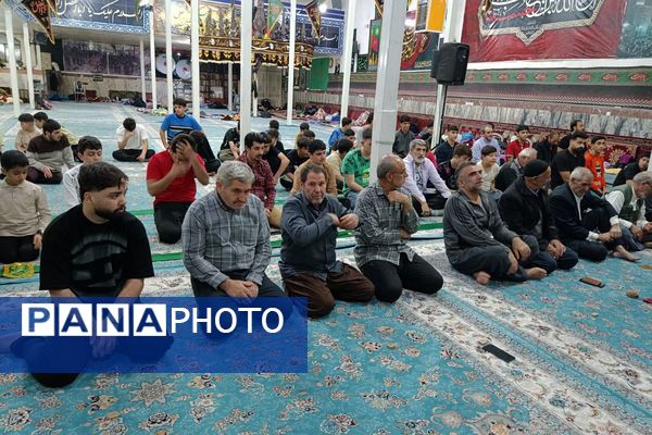 مراسم معنوی اعتکاف در مسجد اعظم حضرت ابوالفضل (ع) بهارستان دو