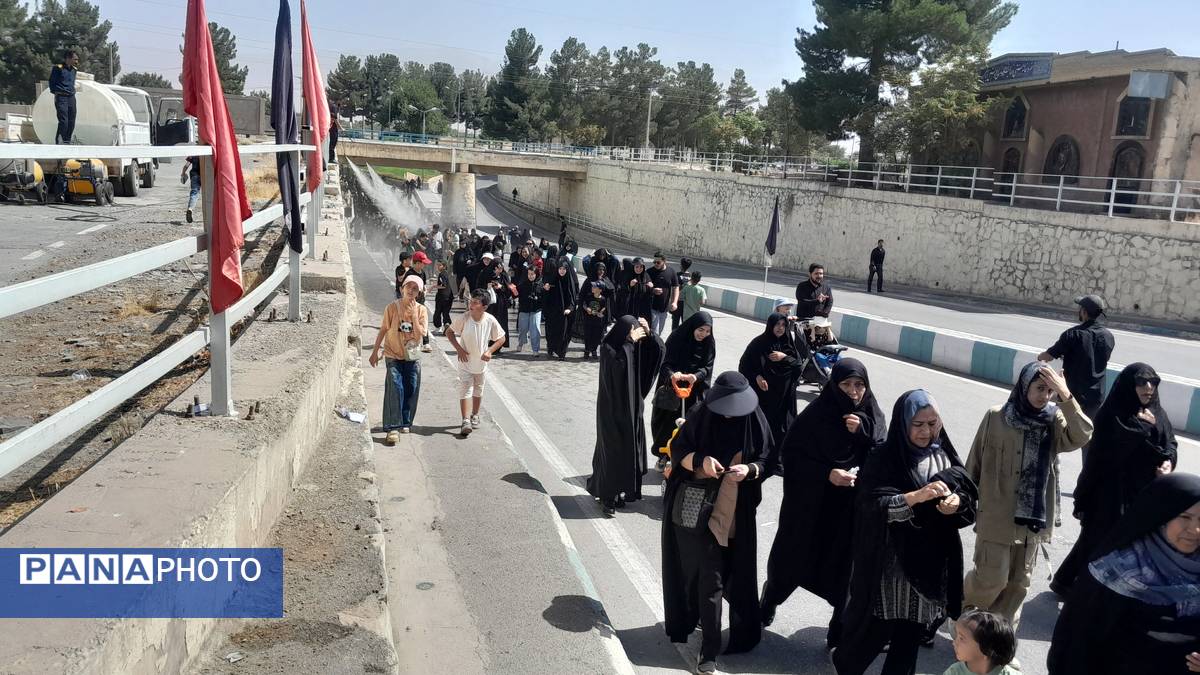 مراسم جاماندگان اربعین در شهرستان نیشابور همراه با برنامه های متنوع برگزار شد 