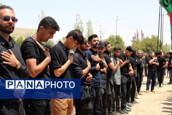 عزاداری تاسوعای حسینی در شهر درق 