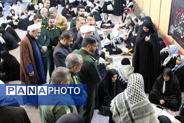 جلوه‌هایی از حلقه‌های صالحین نوجوانان بسیجی در شهر جعفریه