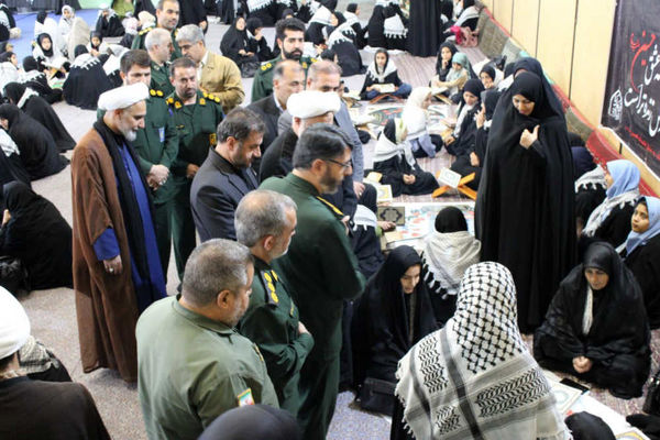 جلوه‌هایی از حلقه‌های صالحین نوجوانان بسیجی در شهر جعفریه